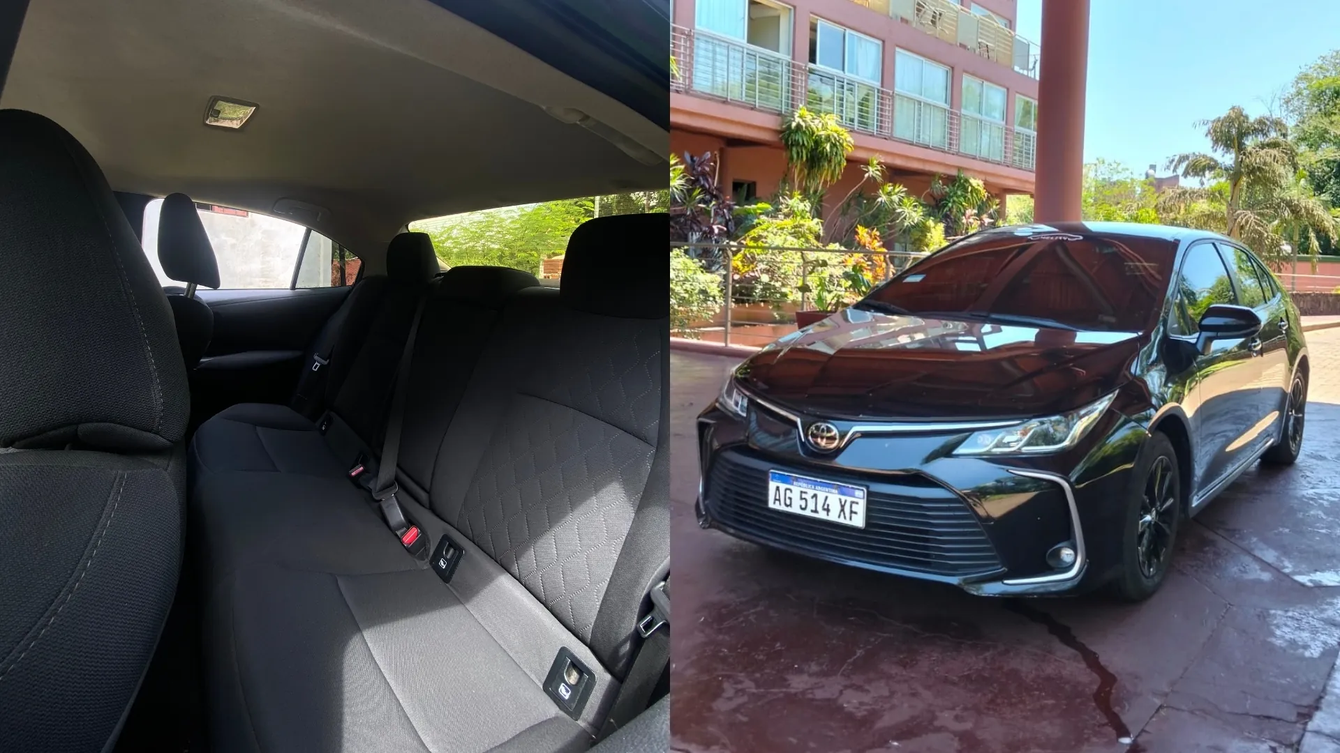 Iguataxi vehicle interior