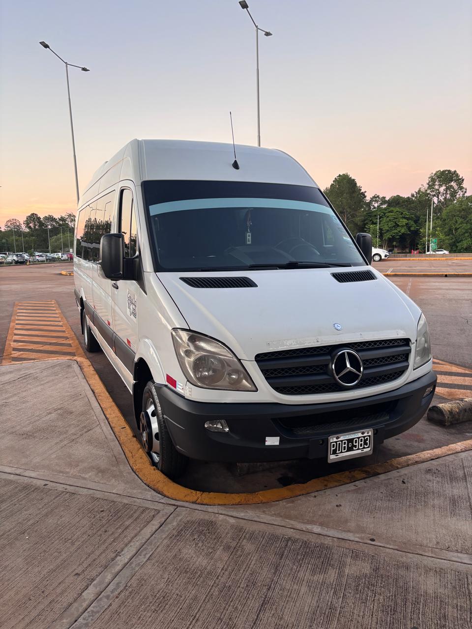 Mercedes Sprinter minibus for airport group transfers in Iguazu